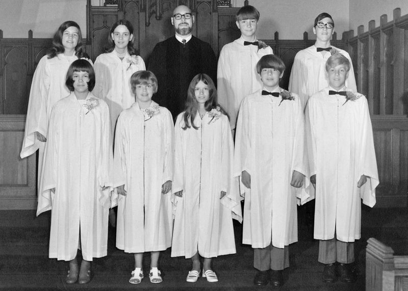 346) Sue's confirmation picture at Bethlehem Covenant Church.