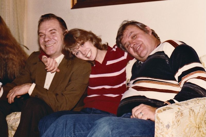 372) Sue with her two Dad's