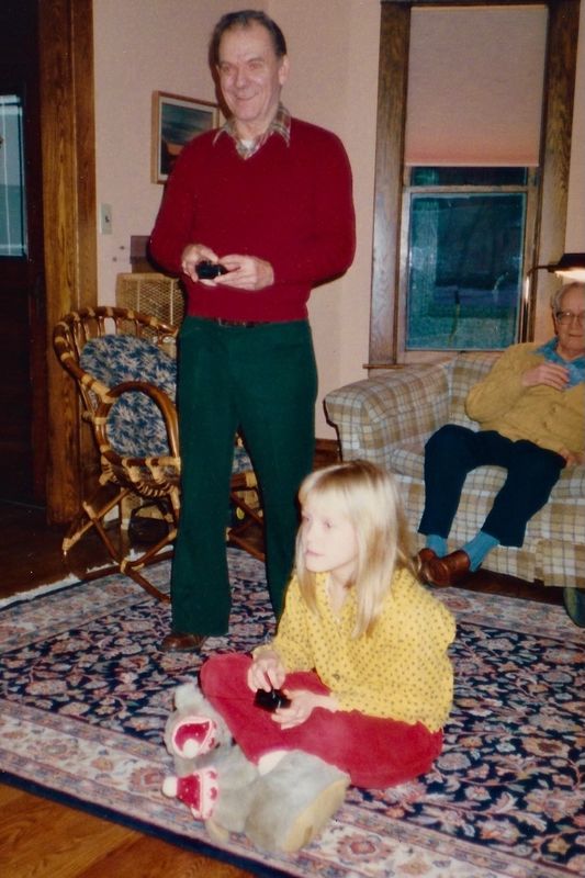 382) Ray and Rosie and Alex Lakso at a Christmas Day celebration at Jerry Lakso's.