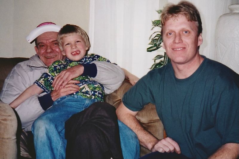 401) Grandpa Ray, Jimmy and Dan.