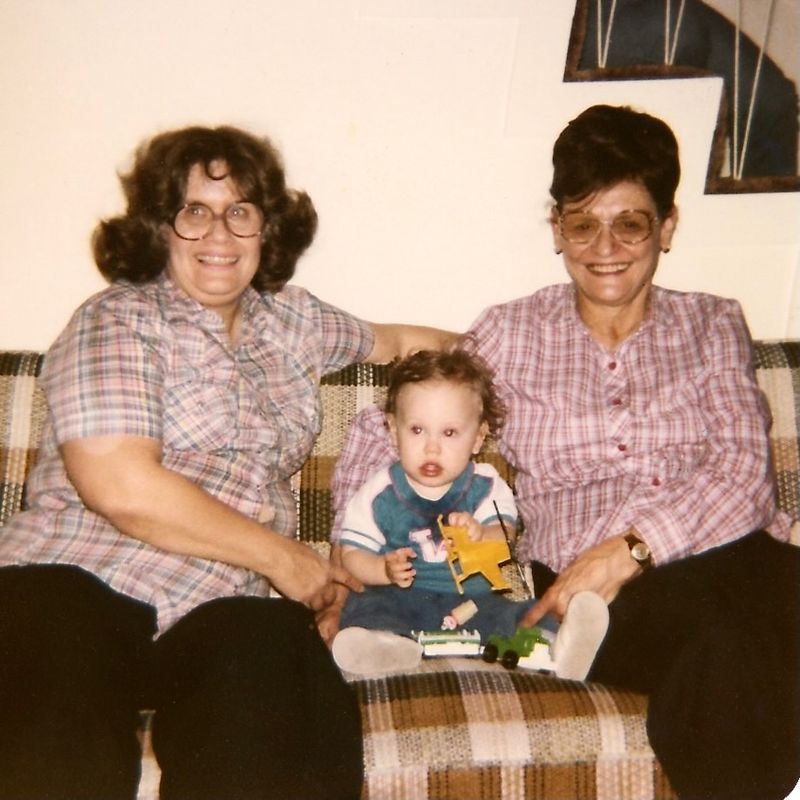 8) Emily, Seth and Pat's Mom?