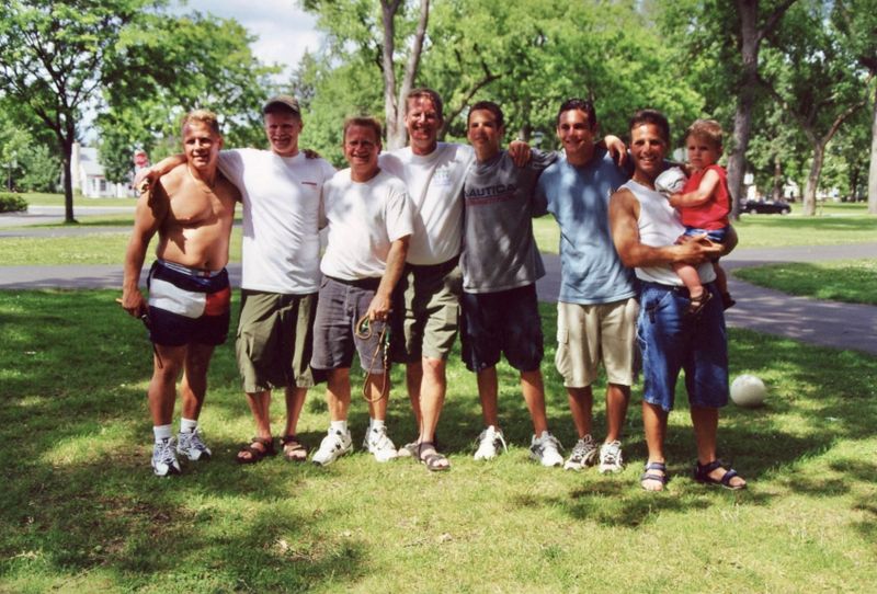 81) Floyd, Les, David, Lee, Zach, Seth Tommy and son.