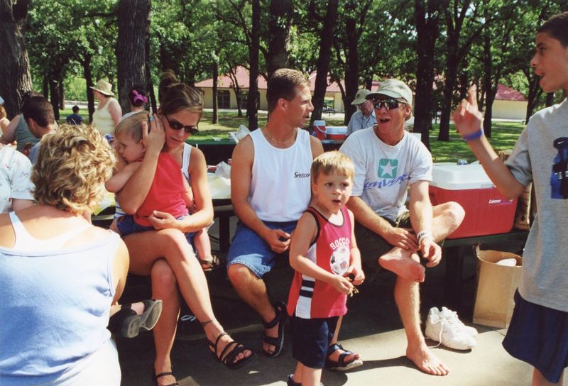 83) Tom's family Johnny, Cory, Tommy, Collin, Dan Anderson and Jordon.