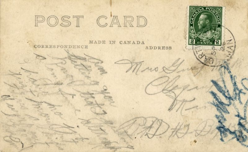 34) back of card - from Hilda Maki's brother Emil