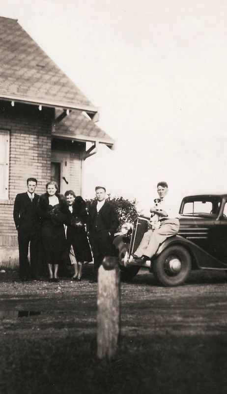 49) Bert, Ellen, Ruth or Arvilla or ?, Roy and Alvin Johnson