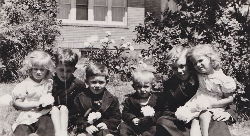 91) Emily,cousins Roger, Venzel, Roy and Thelma.