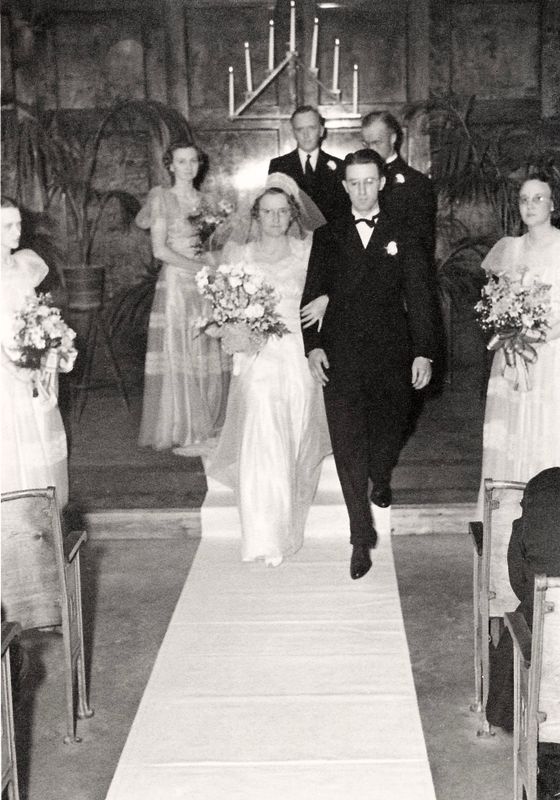 111) Bert and Elvera wedding June 15, 1940