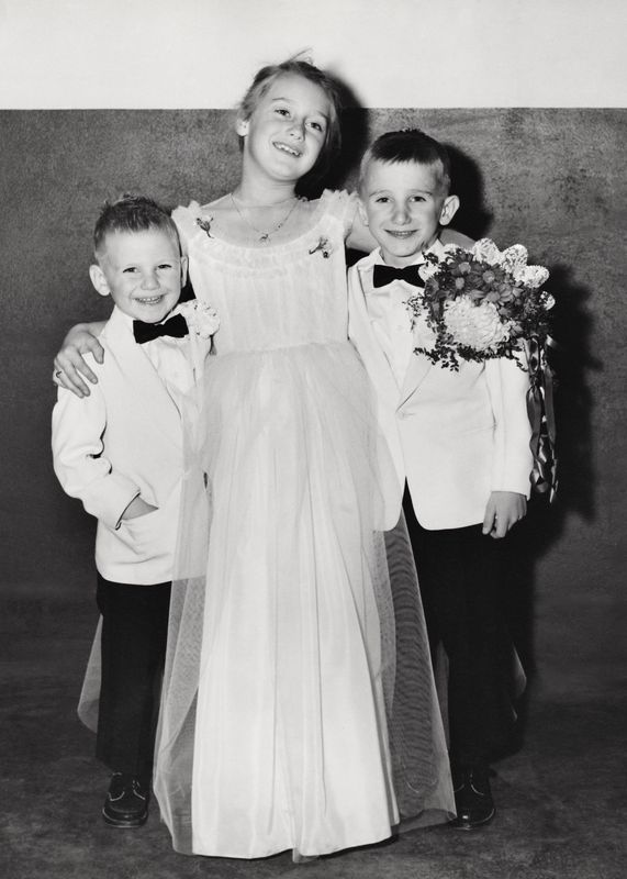 265) Brothers and sisters, Ed, Mary and Chuckie.
