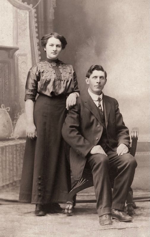 8) John and his sister Helga Estlund/Asplund?