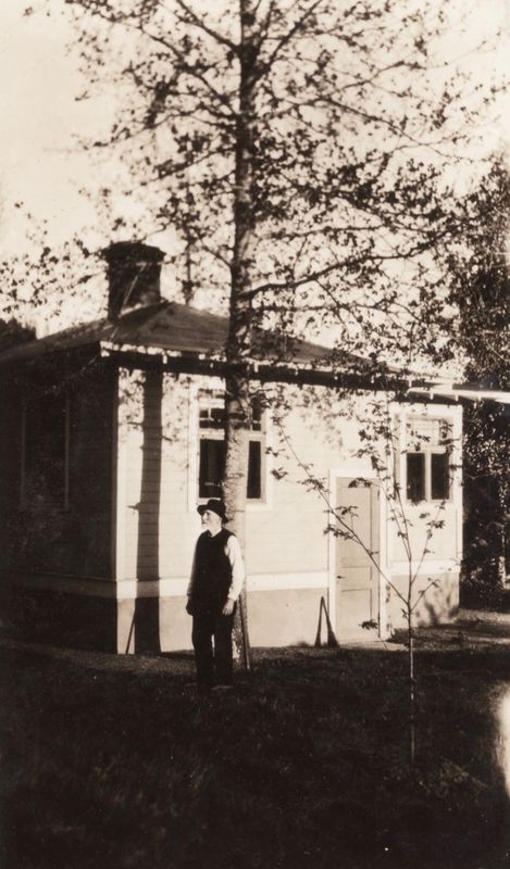 155) Johan August and house built by Alvin in the 1920's