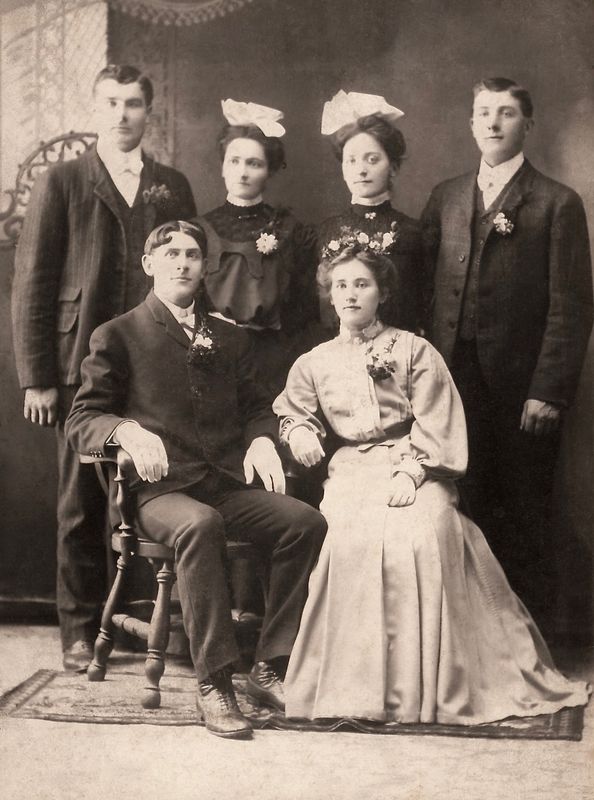 162) John Estlund and Emily wedding Oct 12, 1904