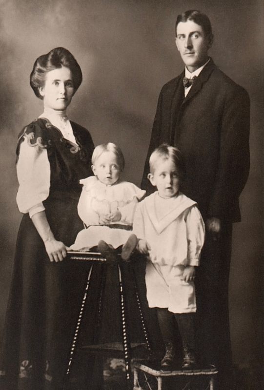 164) Emily and John Estlund w/Roy and George
