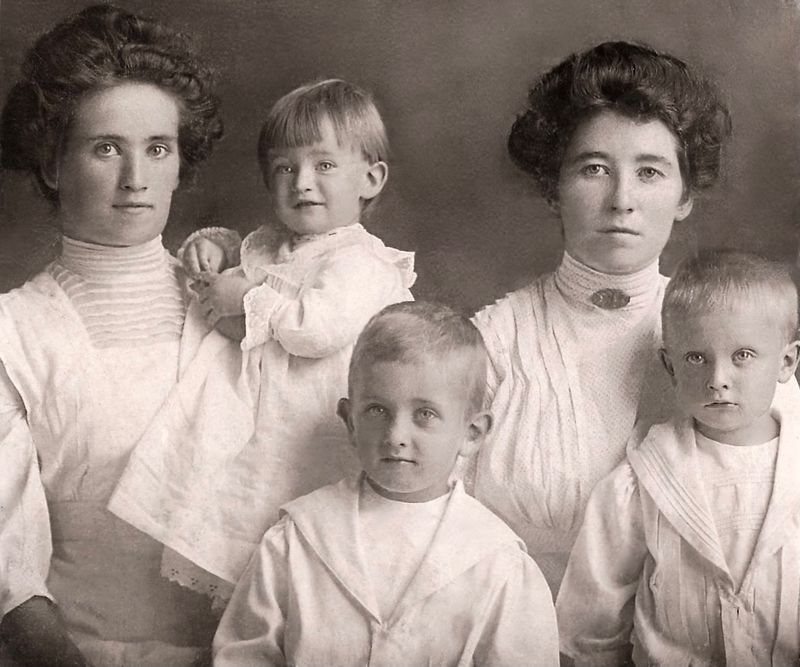 166) Emily, Bert, George, Hilda and Roy