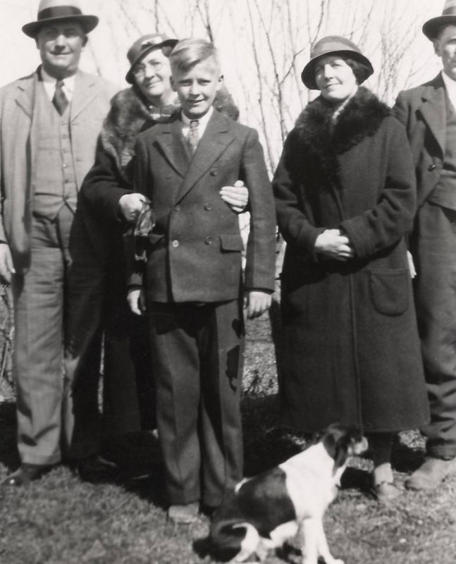 187) Fritz, Hilda, Gordon Asplund, Anna and John