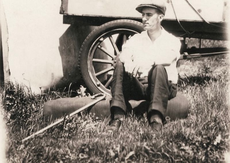 223) Bert Estlund after his accident