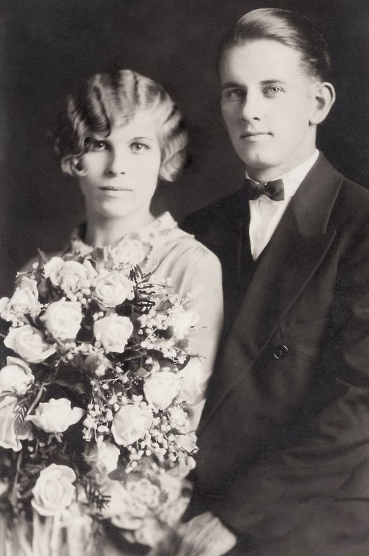 240) George and Pearl Estlund Wedding