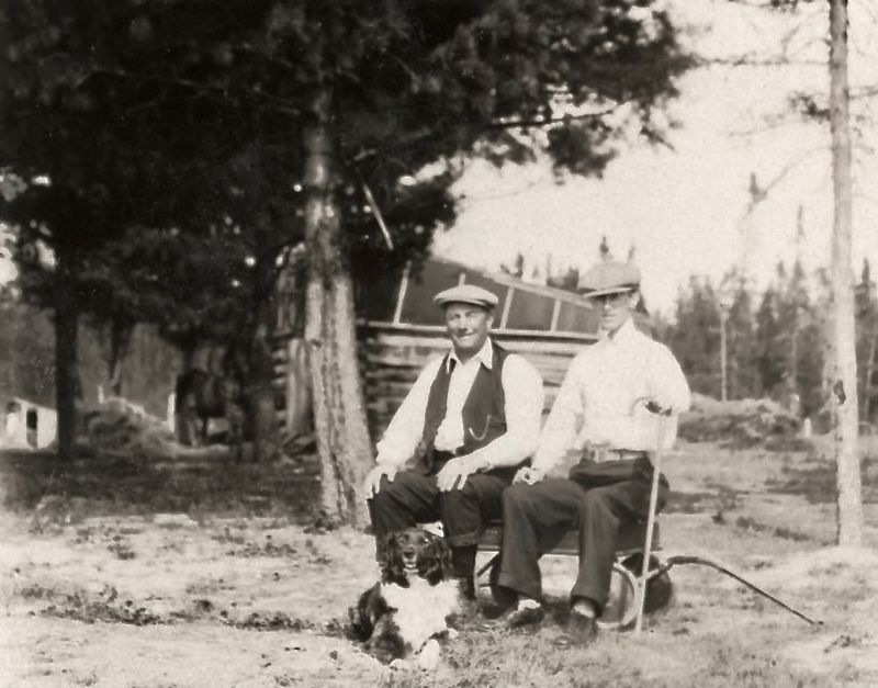 371) Fritz and Bert (after Bert's motorcycle accident)