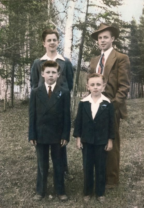 434) Alvin and Ruth Johnson's sons