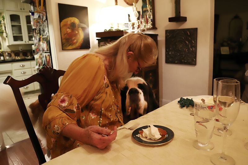 18 Greater love hath no Woman than this, To share her Pumpkin Pie with her friend.