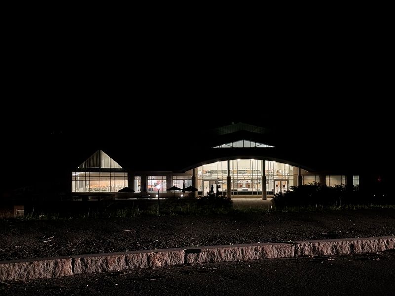 09 College Library at Night