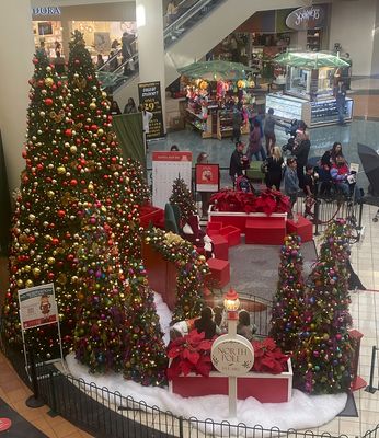 Waiting for the Mall Santa