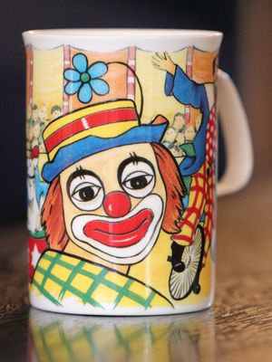 16 Clown's Mug on a Mug