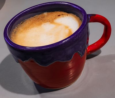 07 Home-Made Cappuccino in Home Made Cup 