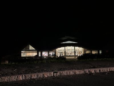College Library at Night