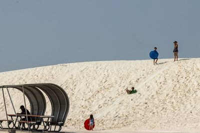 Sliding on the Sand