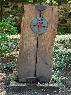 Exhibit in a Japanese Garden