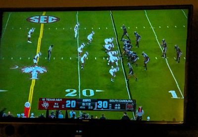 Autumn - Watching College Football on TV
