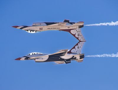 The AF Thunderbirds in a Close Pass