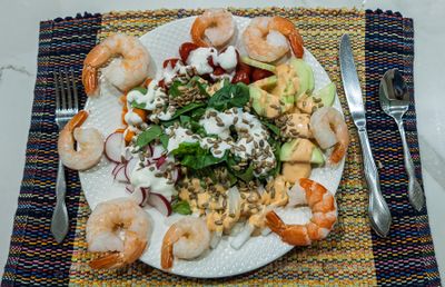 Spring Salad with Shrimp