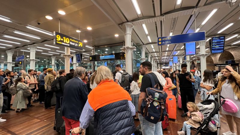 St Pancras Railway Station - Passport Control