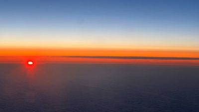 Sunset over Greenland