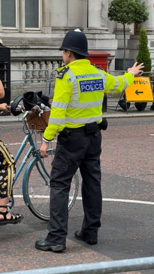 Police presence around Parliament