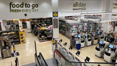A typical grocery store in London