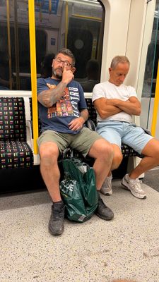 Locals after a hard day's work