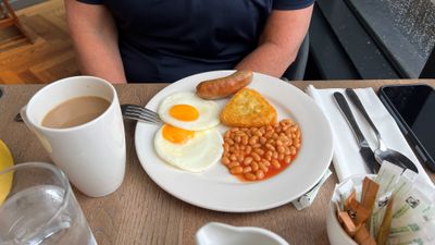 Typical English Breakfast at The Tower Hotel