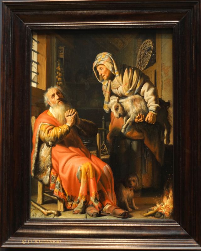 013 Tobit et Anna avec un jeune - Rembrandt Harmensz van Rijn (1606-1669).JPG