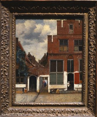 030 Vue des Maisons de Delft connue sous le nom de La Petite Rue- Johannes Vermeer 1632-1675.JPG