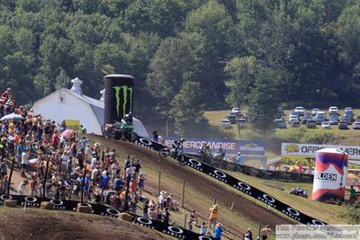 2025 Unadilla 450 1st Moto Start from the back side of the track