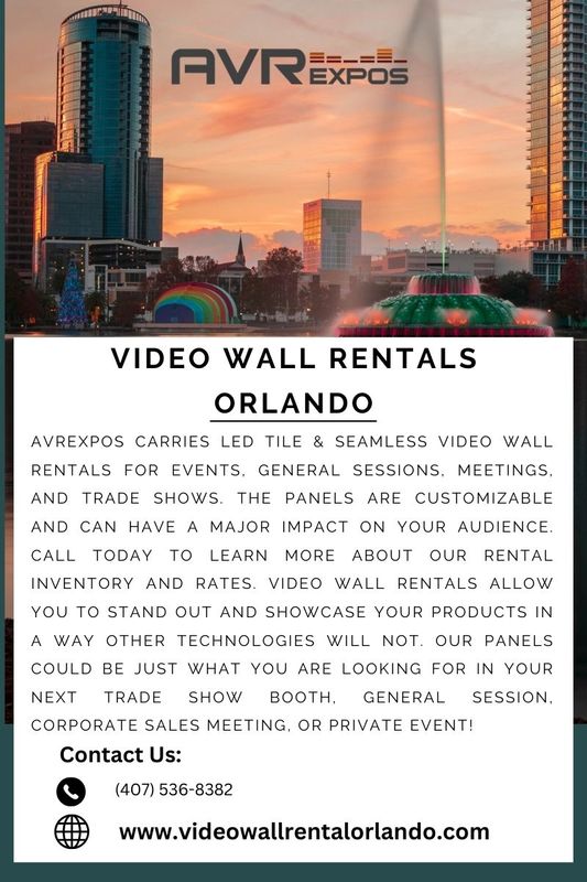 Video Wall Rentals Orlando