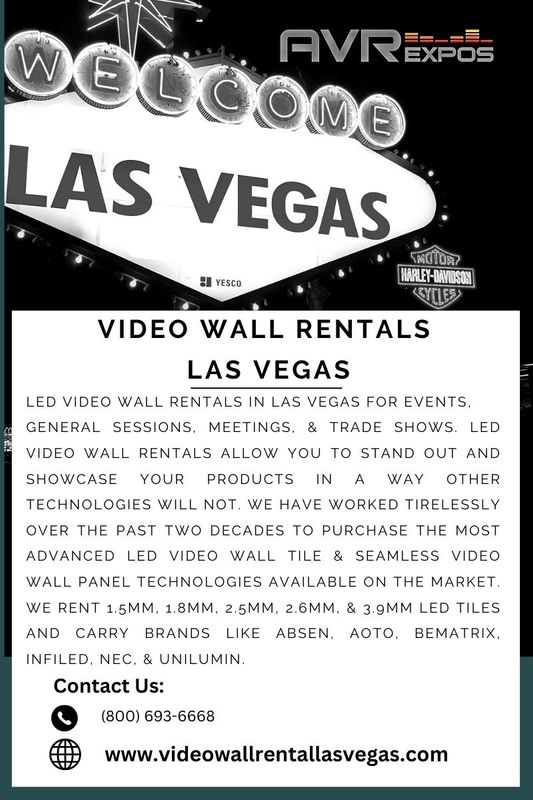 Video Wall Rentals  Las Vegas