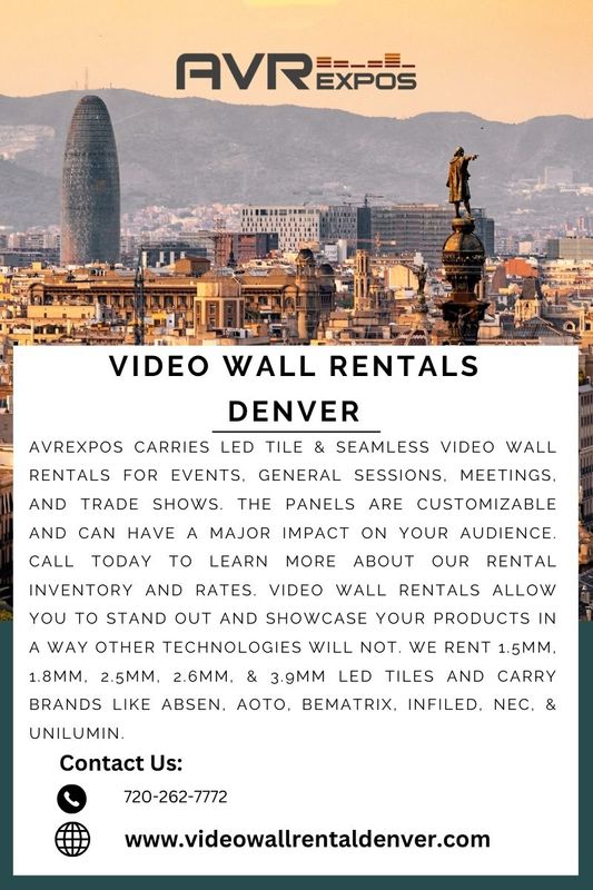 Video Wall Rentals Denver