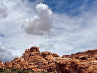 Heart cloud above Fiery Furnace