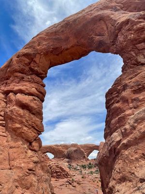 Turret Arch with Windows Arches in the background