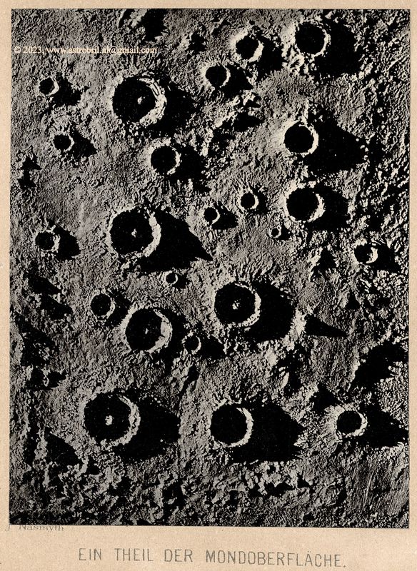 Tafel VIa - Ein Theil der Mondoberfläche