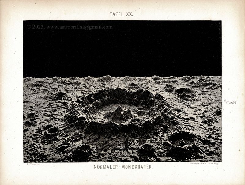 Tafel XX - Normaler Mondkrater