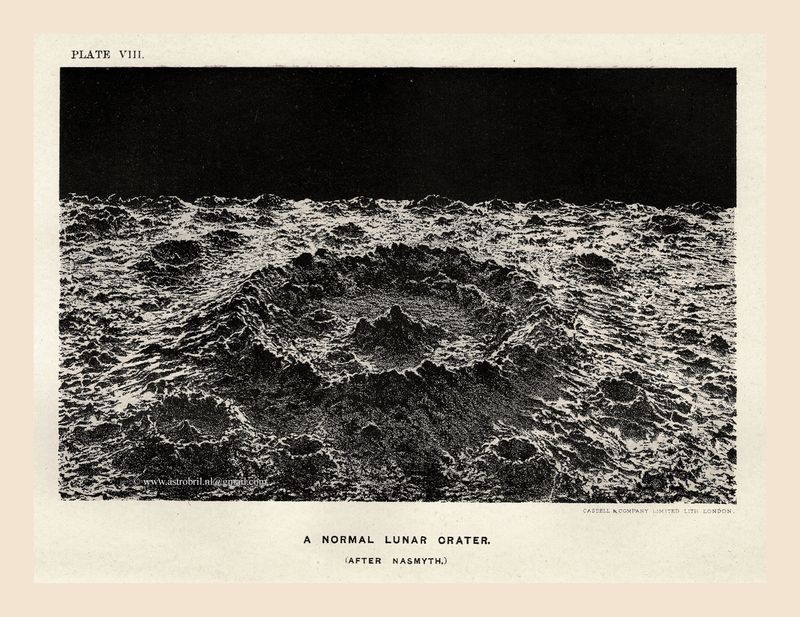 Plate VIII - A Normal Lunar Crater